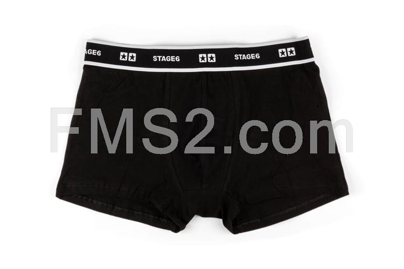 Boxer stage6 da uomo modello stars di colore nero e taglia S, ricambio S609400S