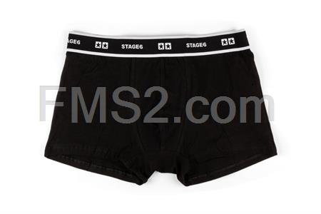 Boxer stage6 da uomo modello stars di colore nero e taglia S, ricambio S609400S