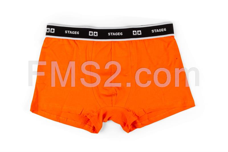 Boxer stage6 da uomo modello stars di colore arancione e taglia L, ricambio S609402L