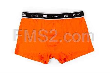Boxer stage6 da uomo modello stars di colore arancione e taglia L, ricambio S609402L