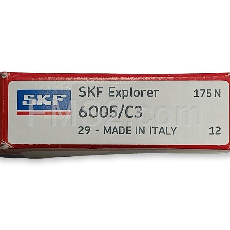 Cuscinetto bearing SKF (Athena) con misura 6005 c3 per utilizzi vari, ricambio MS250470120C3