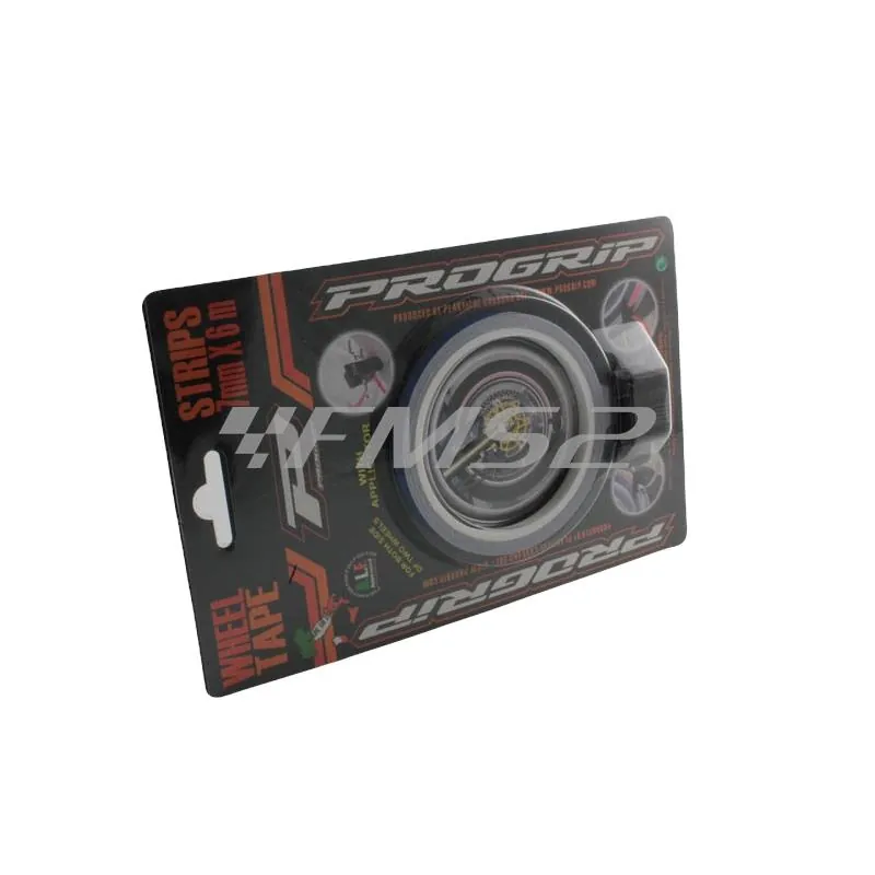 Striscia adesiva da applicare sui cerchi di moto-scooter di colore blu rinfrangente ProGrip (Big Star), ricambio 65025A5