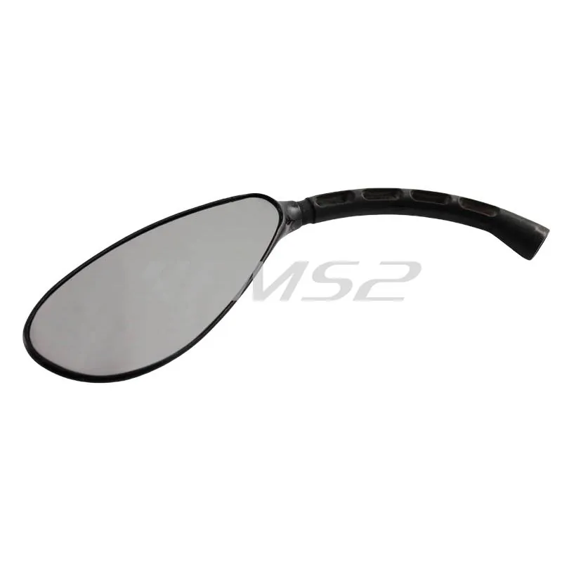 Specchietto retrovisore sinistro nero con kit attacchi (FAR), ricambio 6053