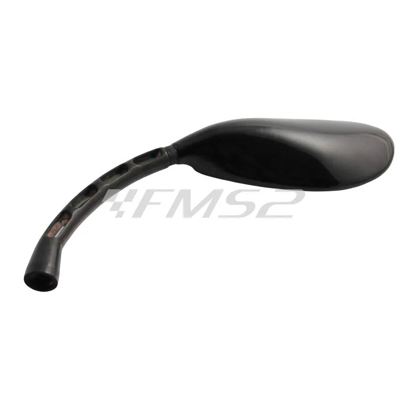 Specchietto retrovisore sinistro nero con kit attacchi (FAR), ricambio 6053