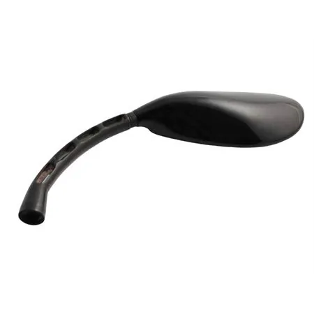 Specchietto retrovisore sinistro nero con kit attacchi (FAR), ricambio 6053