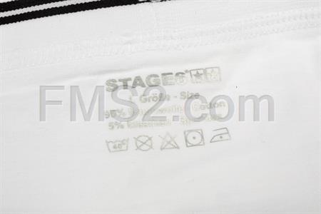Boxer stage6 da uomo modello signature di colore bianco e taglia L, ricambio S609411L