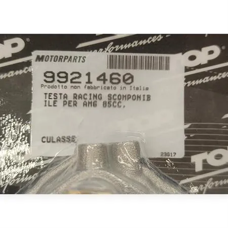 Testa scomponibile Top performance in alluminio per gruppo termico ghisa 85 cc e alluminio 86 cc maxi kit TPR per motori Minarelli AM6, ricambio 9921460
