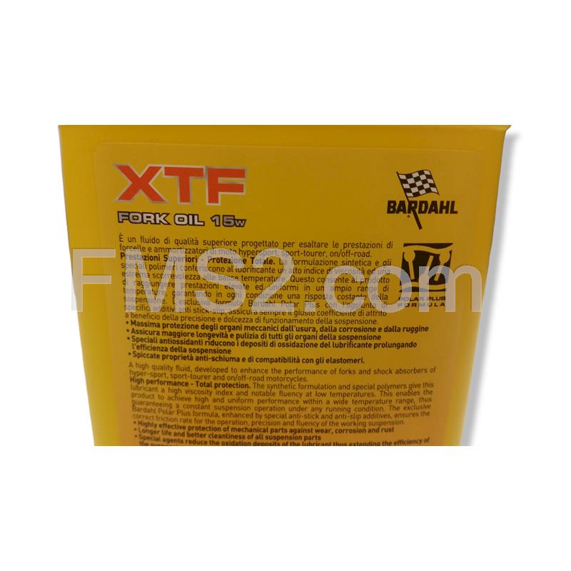Olio Bardahl forcella  XTF 15W in confezione da 1 litro per applicazioni varie, ricambio 443039