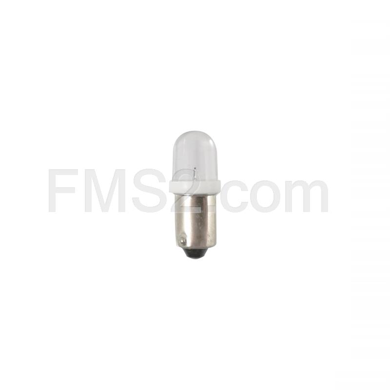 Coppia lampadine a led di colore bianco a 12v modello ba9s RMS per applicazioni varie, ricambio 246510555