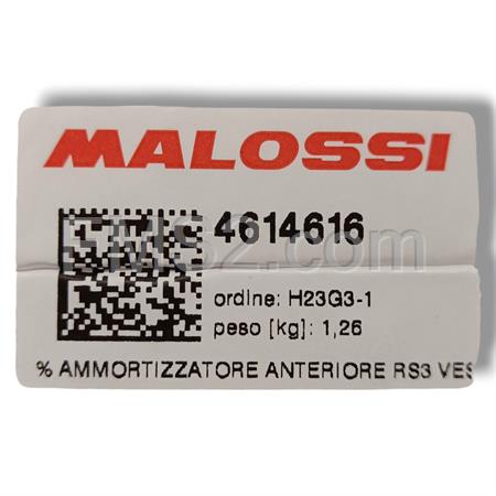 Ammortizzatore anteriore Malossi modello RS3 regolabile nel precarico molla, per Piaggio Vespa 50 Special, 50 R, N, L, 125 Primavera e 125 ET3, PK 50 e 125 1° serie, ricambio 4614616