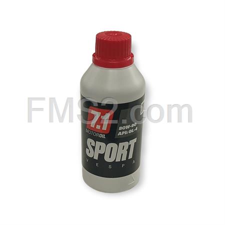 Olio svx sport gear oil sae 80W90 API GL-4 Malossi, conf. da 250 ml, ricambio 7614336