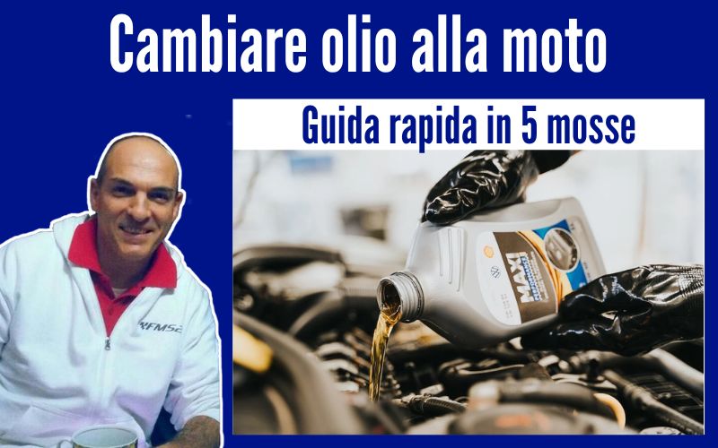 Come cambiare l'olio alla moto in modo semplice e sicuro