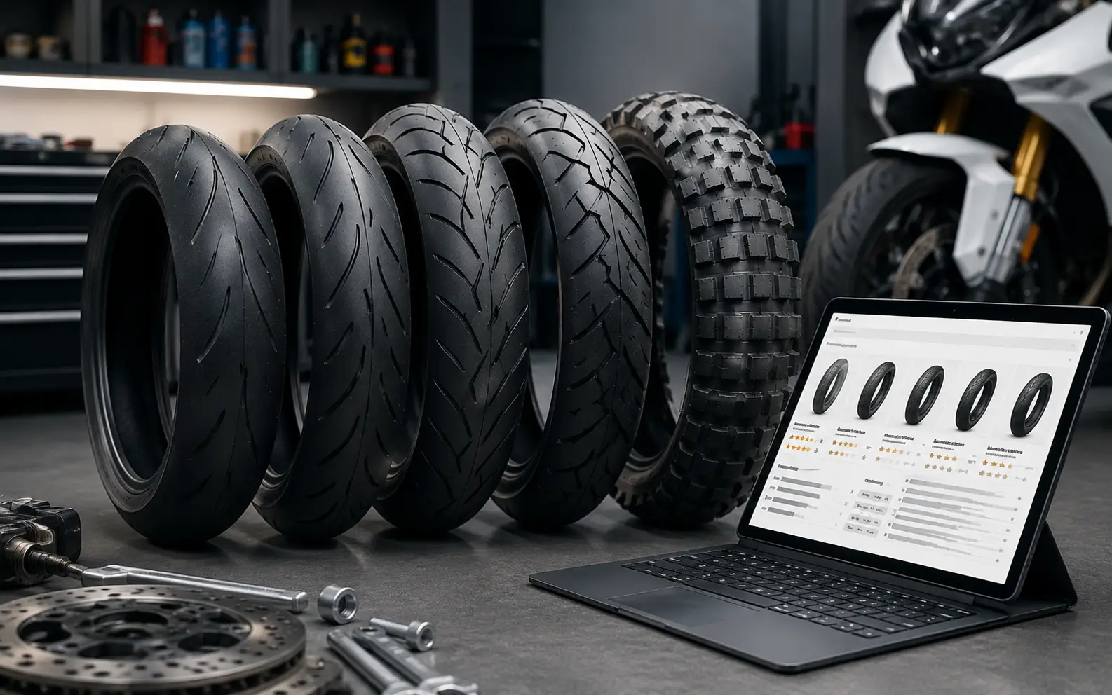 Gomme moto online: come scegliere pneumatici sicuri e compatibili