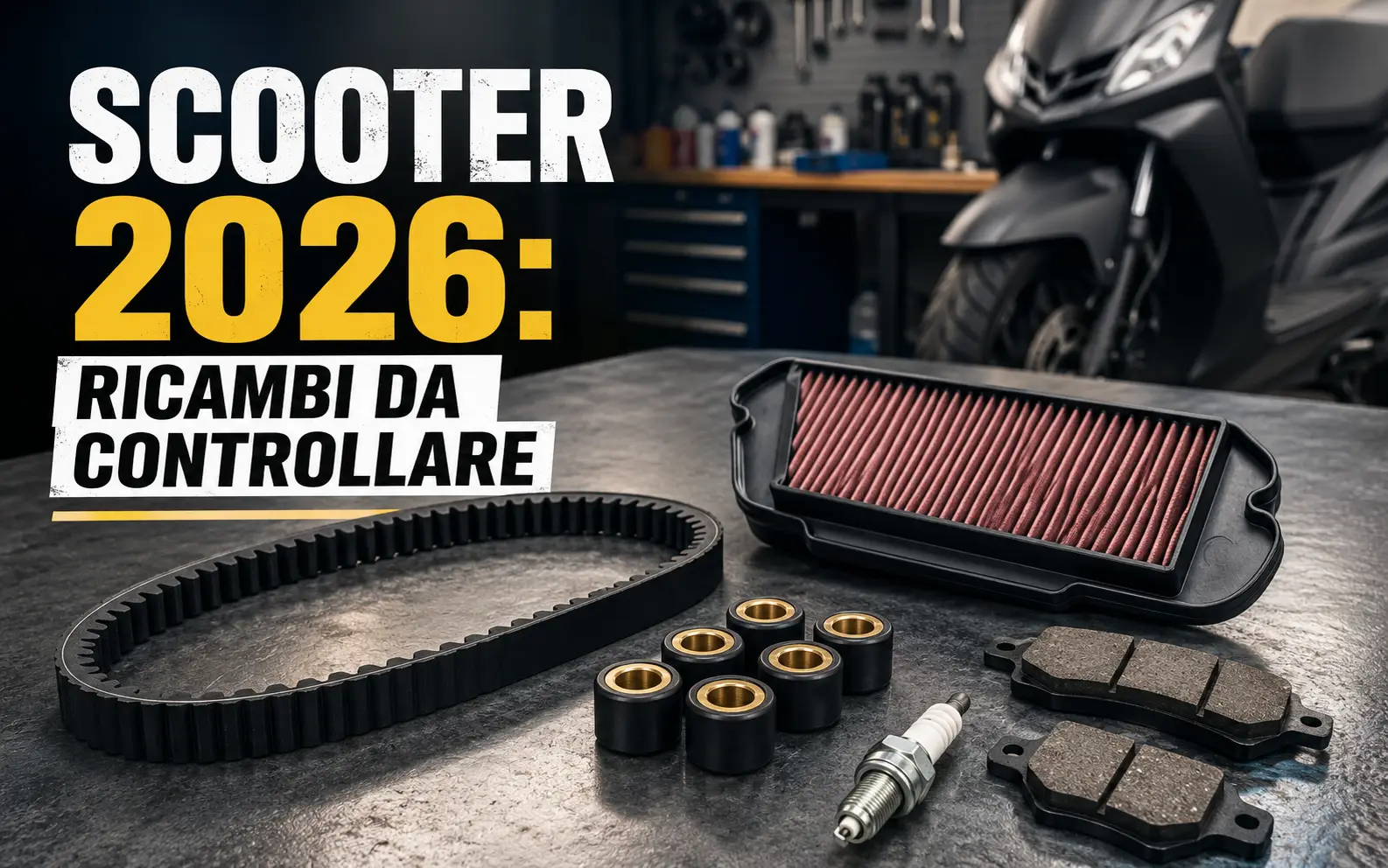 Mercato scooter 2026: i ricambi da tenere sotto controllo