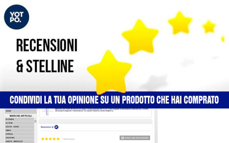 Recensioni verificate da YotPo