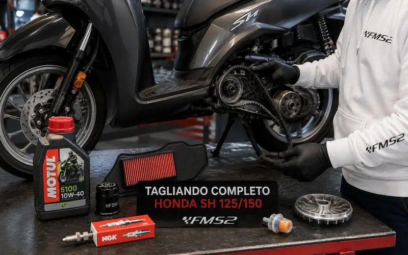 Cinghia trasmissione e rulli variatore