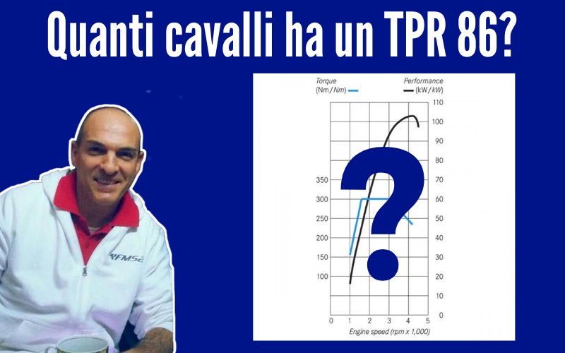 Quanti cavalli ha un TPR 86?