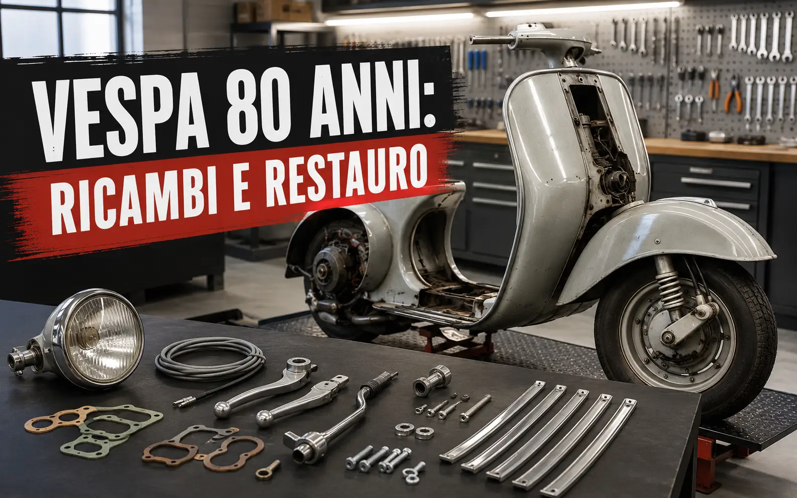 Vespa 80 anni: perché cresce l’interesse per i ricambi restauro