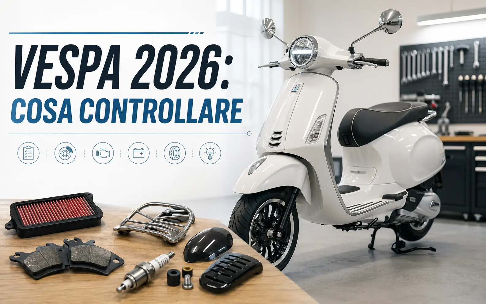 Ricambi Vespa Primavera e Sprint 2026 da controllare dopo il restyling