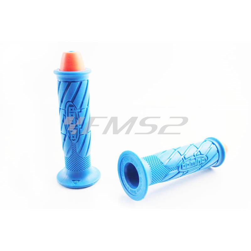 Manopole scooter blu tappo arancione, ricambio 007337