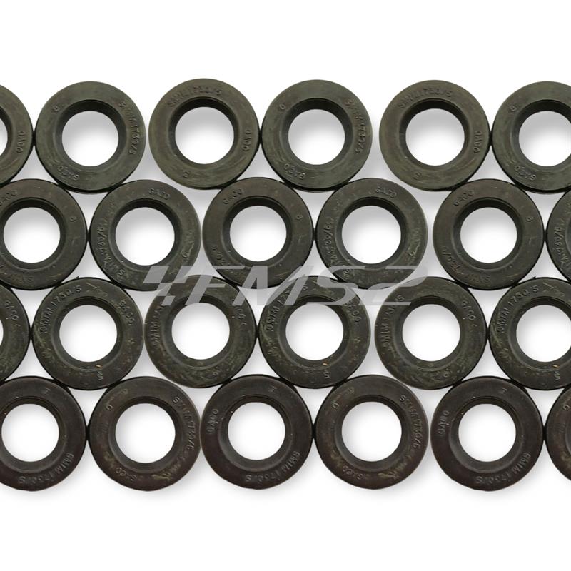 Paraolio  in gomma nera gaco smim con misura 17x30x5 mm per applicazioni varie, ricambio PAR173005