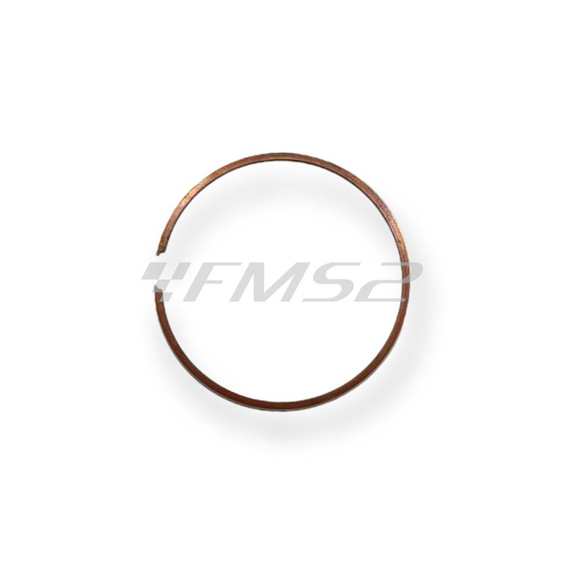 Fascia elastica segmento pistone AC con diametro 47,6 x 0,8 x 1,85 mm in ghisa con riporto cromato g30kb per pistoni monofascia, ricambio N0476008018530K