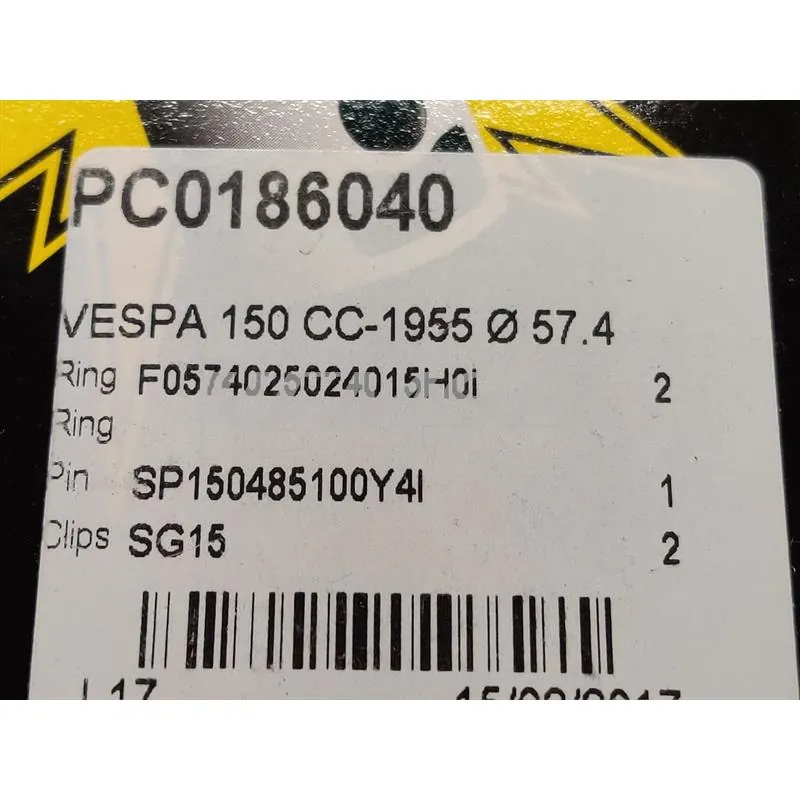 PC0186040 Pistone meteor vespa vl1-vb1 diam.57,4