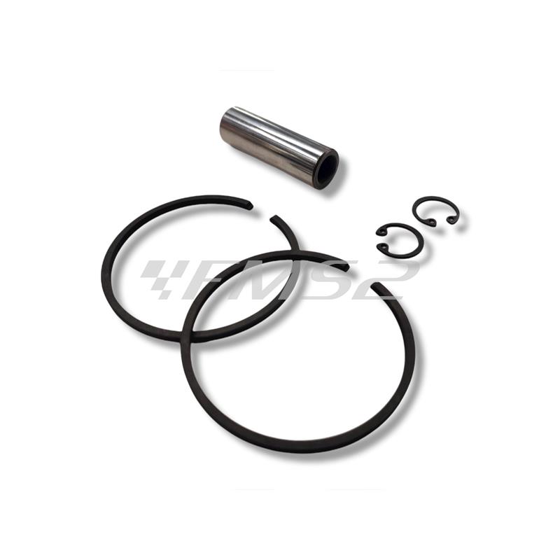 Pistone meteor completo di fasce elastiche, spinotto e seeger per Piaggio Vespa vl1 - vb1 con diametro 58,6 mm, ricambio PC0186160