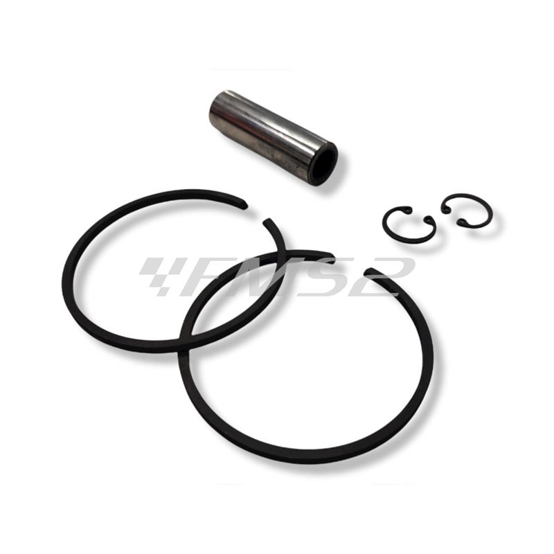 Pistone meteor completo di fasce elastiche, spinotto e seeger per Piaggio Vespa vl1 - vb1 con diametro 58,8 mm, ricambio PC0186180