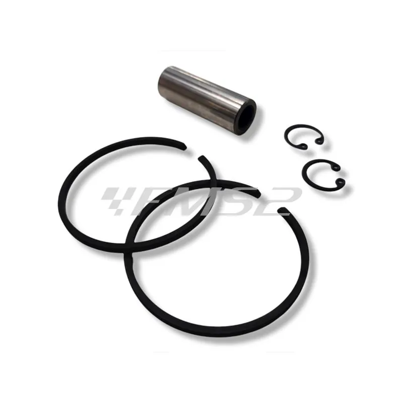 PC0321040 Pistone meteor diametro 52,9 mm bifascia per Piaggio Vespa old model 125 cc completo di fasce elastiche, spinotto e seeger ferma spinotto