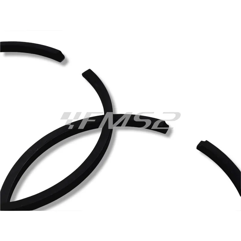 PC0321040 Pistone meteor diametro 52,9 mm bifascia per Piaggio Vespa old model 125 cc completo di fasce elastiche, spinotto e seeger ferma spinotto