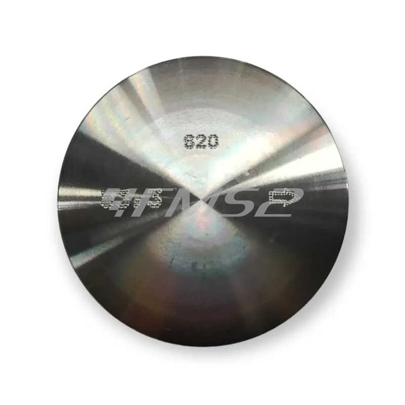 Pistone meteor diametro 53,3 mm bifascia per Piaggio Vespa old model 125 cc completo di fasce elastiche, spinotto e seeger ferma spinotto, ricambio PC0321080
