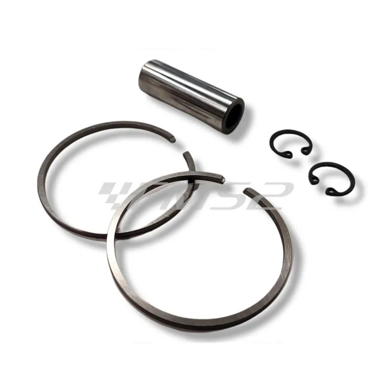 PC0321100 Pistone meteor diametro 53,5 mm bifascia per Piaggio Vespa old model 125 cc completo di fasce elastiche, spinotto e seeger ferma spinotto