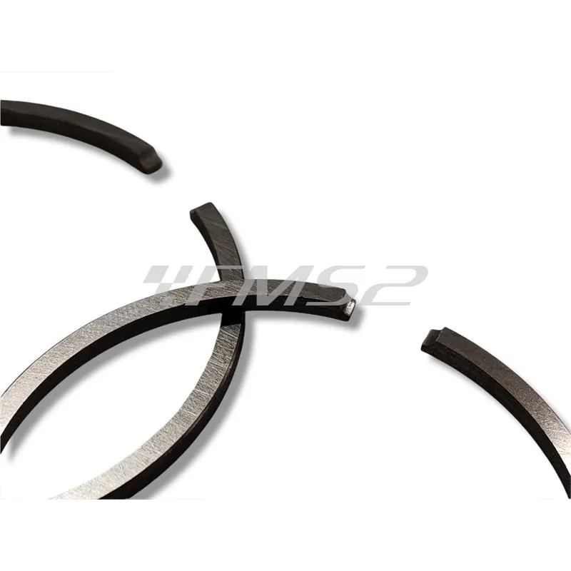 PC0321100 Pistone meteor diametro 53,5 mm bifascia per Piaggio Vespa old model 125 cc completo di fasce elastiche, spinotto e seeger ferma spinotto