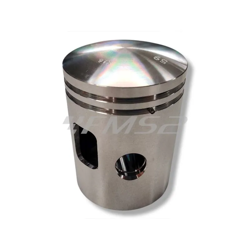 Pistone meteor diametro 58,0 mm bifascia per Piaggio Vespa GS 160 cc completo di fasce elastiche, spinotto e seeger ferma spinotto, ricambio PC0461000