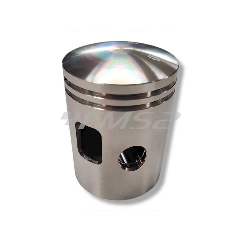 PC0461200 Pistone meteor diametro 60,0 mm bifascia per Piaggio Vespa GS 160 cc completo di fasce elastiche, spinotto e seeger ferma spinotto