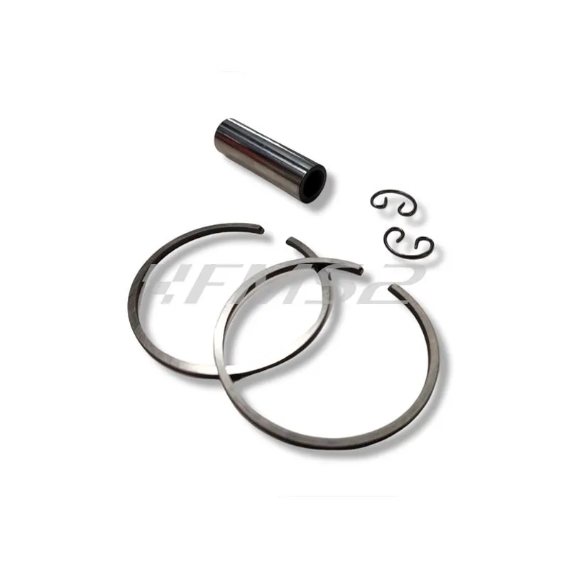PC0461200 Pistone meteor diametro 60,0 mm bifascia per Piaggio Vespa GS 160 cc completo di fasce elastiche, spinotto e seeger ferma spinotto