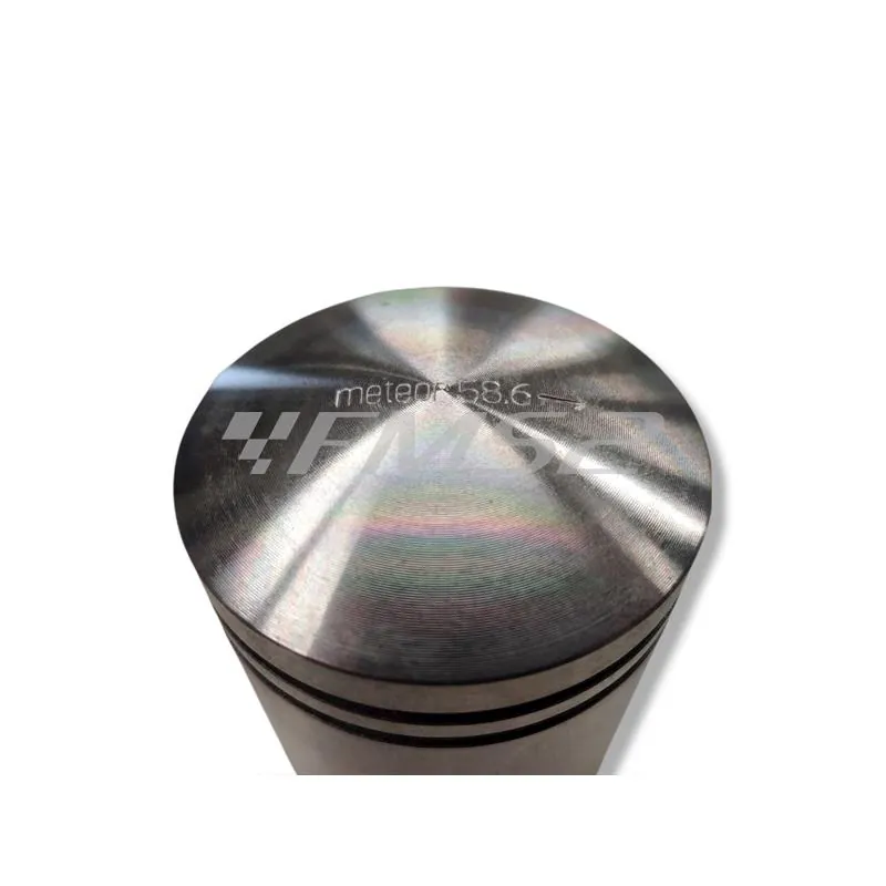 PC0498160 Pistone meteor diametro 58,6 mm bifascia per Piaggio Vespa old model 150 cc completo di fasce elastiche, spinotto e seeger ferma spinotto