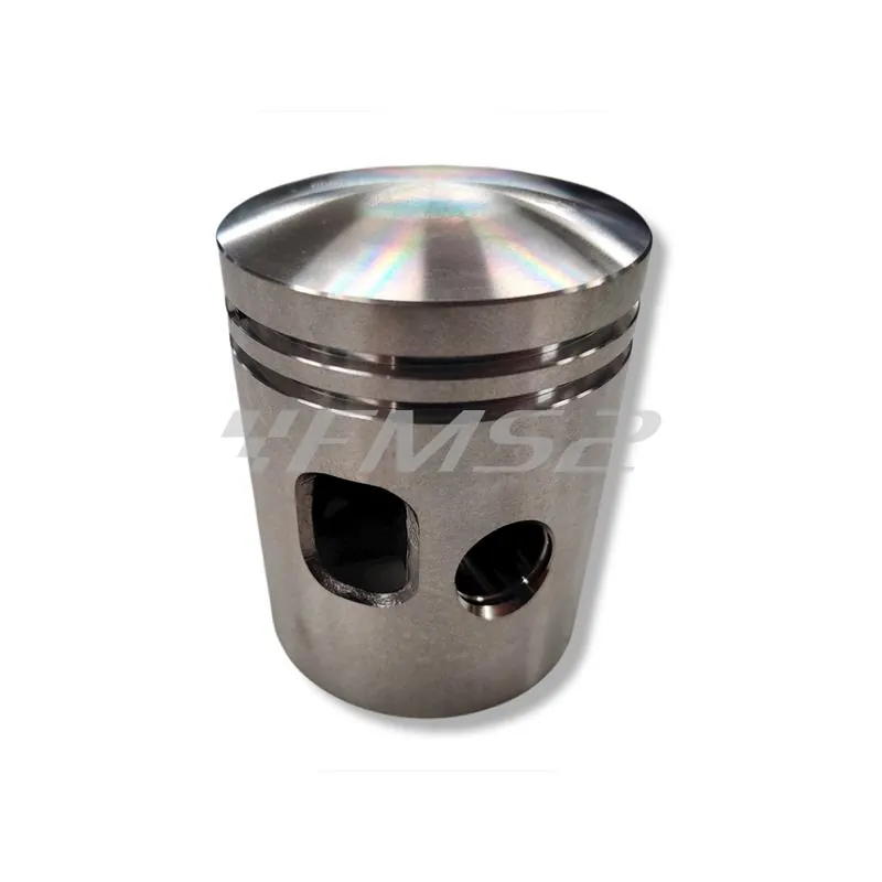 PC0577100 Pistone meteor diametro 63,0 mm bifascia per Piaggio Vespa SS 180 cc completo di fasce elastiche, spinotto e seeger ferma spinotto