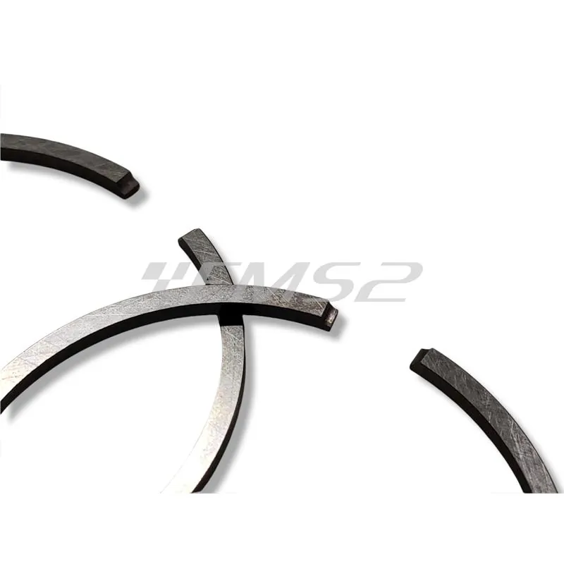 PC0577180 Pistone meteor diametro 63,8 mm bifascia per Piaggio Vespa SS 180 cc completo di fasce elastiche, spinotto e seeger ferma spinotto