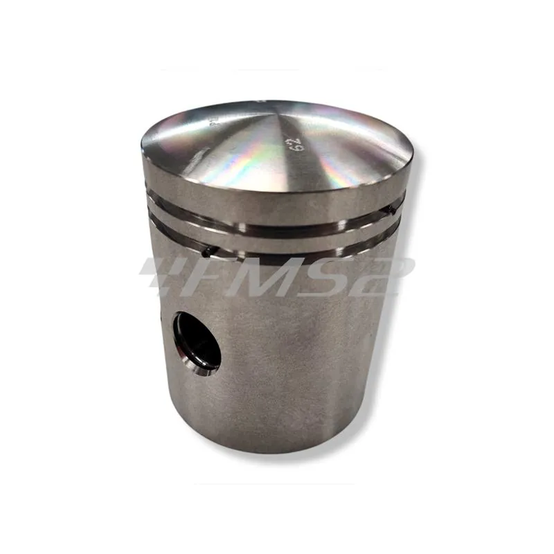 PC0577350 Pistone meteor diametro 65,5 mm bifascia per Piaggio Vespa SS 180 cc completo di fasce elastiche, spinotto e seeger ferma spinotto