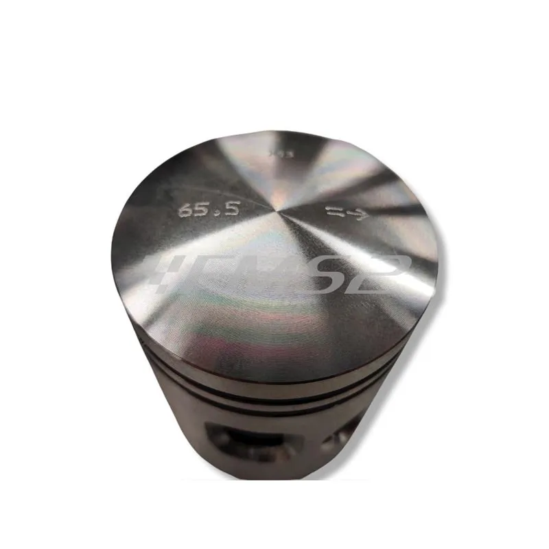 PC0577350 Pistone meteor diametro 65,5 mm bifascia per Piaggio Vespa SS 180 cc completo di fasce elastiche, spinotto e seeger ferma spinotto