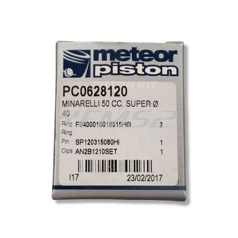 PC0628120 Pistone meteor minarelli v1 diametro 40 mm