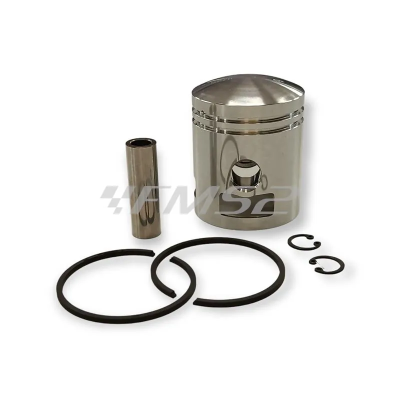 PC0830040 Pistone meteor completo di fasce elastiche, spinotto e seeger per Piaggio Vespa 150 sprint veloce a 3 travasi con diametro 57,4 mm