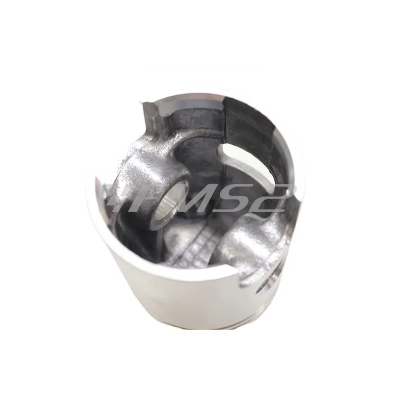 PC0973120 Pistone meteor diametro 56,2 mm bifascia per Piaggio Vespa ET3 125 cc con finestra travaso a metà pistone completo di fasce elastiche, spinotto e seeger ferma spinotto
