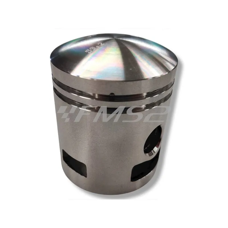 PC1003180 Pistone meteor diametro 59,6 mm bifascia per Piaggio Vespa PX 150 cc completo di fasce elastiche, spinotto e seeger ferma spinotto
