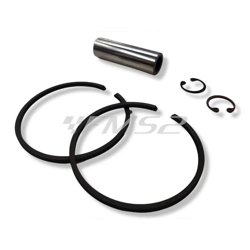 PC1003200 Pistone meteor diametro 59,8 mm bifascia per Piaggio Vespa PX 150 cc completo di fasce elastiche, spinotto e seeger ferma spinotto