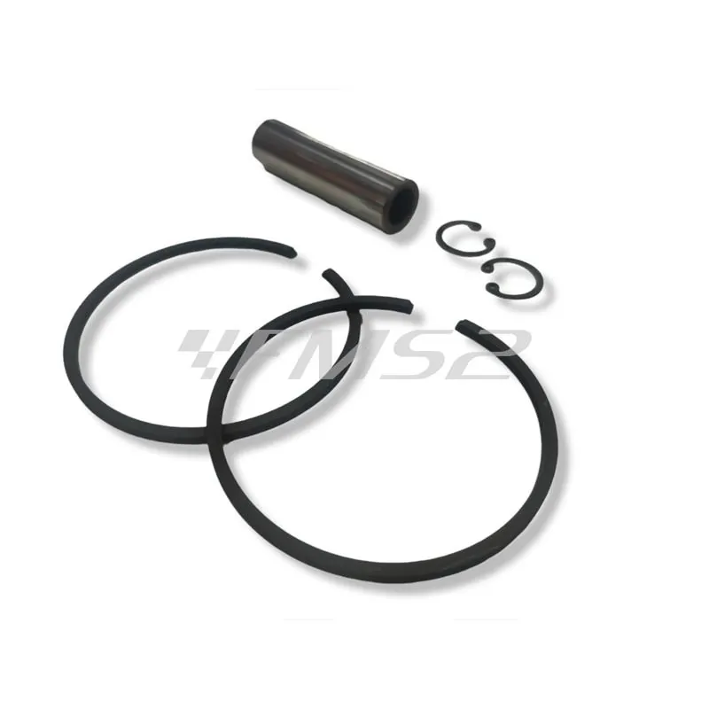 PC1007040 Pistone meteor diametro 66,9 mm bifascia per Piaggio Vespa P200E completo di fasce elastiche, spinotto e seeger ferma spinotto