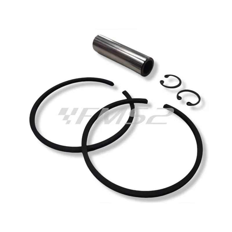 PC1007080 Pistone meteor diametro 67,3 mm bifascia per Piaggio Vespa P200E completo di fasce elastiche, spinotto e seeger ferma spinotto