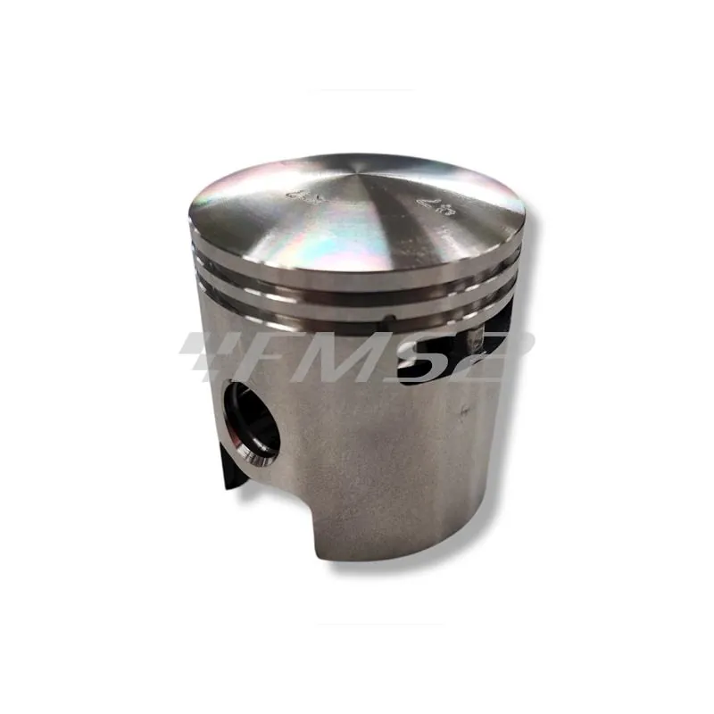 Pistone meteor completo di fasce elastiche, spinotto e seeger da abbinare al gruppo termico DR vespa 6 travasi con diametro 47,6 mm per Piaggio Vespa 50, Ape 50, PK50, ricambio PC1186060